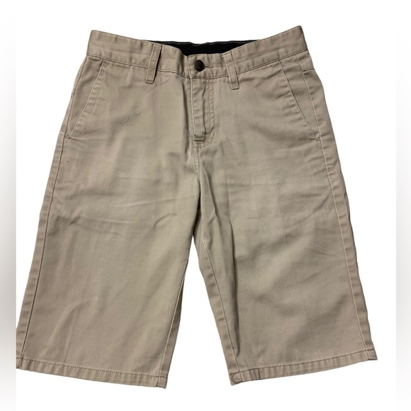 Volcom | Khaki Boy Youth Shorts Size 14 Pockets 27 - Picture 6 of 8